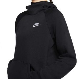 Women’s Nike black turtle neck hoodie